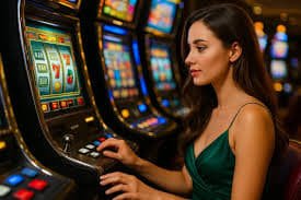 Tampilan permainan Wild West Gold dengan gulungan dan simbol bertema koboi